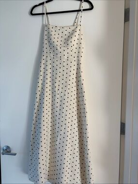 DL1961 Carla Dress - Polka Dot Cream Dress